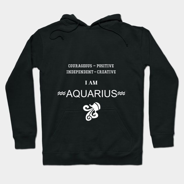 Aquarius 02 Hoodie by 2 souls